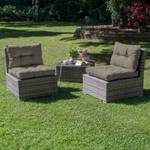 Flair Loungekissen Outdoor Sitz Hellgrau - 50 x 50 cm