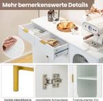 Buffetschrank VH33353IT+DE Weiß - Holzwerkstoff - 40 x 88 x 120 cm