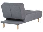 Chaise longue ALSTEN Gris foncé - Gris - Chêne clair