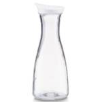 Glas Dekanter für kalte Getränke Glas Weiß - Glas - 10 x 27 x 10 cm
