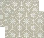 Tischset 2er-Pack 207808 Beige