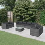 Salon de jardin (lot de 9) 3013635-16 Anthracite - Gris