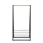 Linn Clothes Rack Schwarz - Metall - 100 x 190 x 57 cm