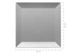 Teller Manhattan City (6er Set) Schwarz - Grau - Weiß - Porzellan - 26 x 1 x 26 cm