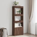 Highboard DE1422 Braun - Holzwerkstoff - 33 x 180 x 63 cm