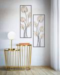 Wanddekoration Metall - 31 x 90 x 3 cm