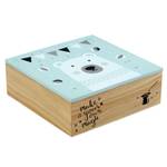 Quadratische Kiste aus Holz "Ours" Massivholz - 20 x 7 x 20 cm
