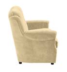 Moldau Sofa 2-Sitzer Beige - Textil - Holz teilmassiv - 133 x 89 x 83 cm