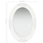 Miroir mural Blanc - Largeur : 70 cm