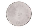 Beistelltisch Kairo 41x48cm rund silber Silber - Metall - 41 x 48 x 41 cm