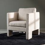 Ragusa fauteuil blanc. Blanc - En partie en bois massif - 80 x 87 x 74 cm