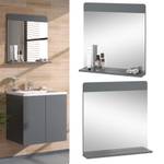 Miroir de salle de bain Izan 41584 Gris - Largeur : 60 cm