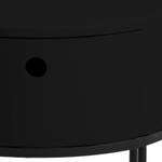 Table de chevet Polo Noir - Noir brillant