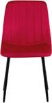 Esszimmerstühle Dijon Rot - Kunstfell