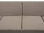 2-Sitzer Sofa YORK Beige - Silber