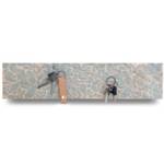 Holz Magnet Schlüsselboard Costa Blau - Holzwerkstoff - 9 x 2 x 2 cm