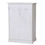 Commode Dundee 5 tiroirs style shabby Blanc - Bois/Imitation - En partie en bois massif - 60 x 90 x 30 cm