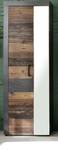 Kleiderschrank Irwin Grau - Holz teilmassiv - 65 x 192 x 34 cm