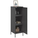 Highboard DE7971 Schwarz - Metall - 39 x 113 x 36 cm