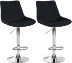 Barhocker Toni 2er Set Schwarz