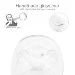 2x Thermo Glas Kaffeeglas Teeglas 230 ml Glas - 11 x 11 x 20 cm