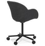 Fauteuil De Bureau ASTRA Noir - Métal - 59 x 85 x 59 cm