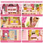 Puppenhaus TP10159PI Pink - Holzwerkstoff - 30 x 91 x 59 cm