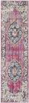 Innenteppich Malani BRISTOL Grau - Pink - 70 x 245 cm