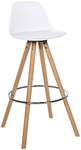 Tabouret de bar Corbin Blanc