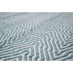 Tapis coton design GLAZE Turquoise - 120 x 170 cm