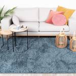 Teppich Hochflor Lofty Blau - 80 x 150 cm