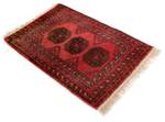 Teppich Afghan XI Rot - Textil - 80 x 1 x 118 cm