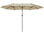 Parasol droit SIBILLA Beige - Taupe