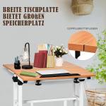 Laptoptisch HW66690 Braun - Holzwerkstoff - 61 x 100 x 60 cm