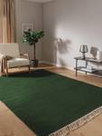 Tapis de laine Liv Vert foncé - 60 x 100 cm