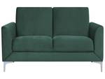 2-Sitzer Sofa FENES Grün - Silber