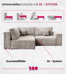 ECKSOFA PEDRO Duo Beige - Ecke davorstehend links