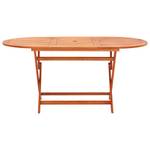 Table de jardin Marron - Bois massif - Bois/Imitation - 160 x 74 x 160 cm