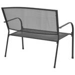 Banc de jardin 42732 Gris - Métal - 108 x 88 x 108 cm