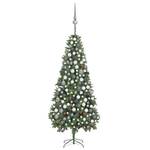 Arbre de noël Gris - Vert - Blanc - 119 x 210 x 119 cm