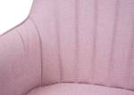 Esszimmerstuhl H73 Pink - Textil - 58 x 87 x 62 cm