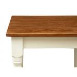 Table BASTIDE Imitation noyer - Blanc