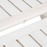 Table pliante en bois blanche Blanc - Bois manufacturé - 50 x 50 x 50 cm