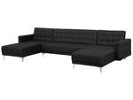 Modulsofa ABERDEEN Graphit - Grau - Silber - Breite: 348 cm