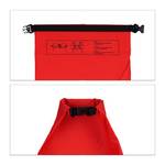 Ocean Pack 5L wasserdicht Schwarz - Rot