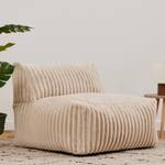 Sitzsack Tetra Liege Beige - Kunststoff - 88 x 65 x 88 cm