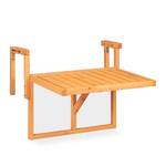 Balkon Hängetisch in Orange Orange - Holzwerkstoff - Metall - 70 x 55 x 65 cm