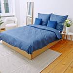 Mako Satin Bettwäsche Denim Decoper ® Nachtblau - 200 x 200 cm