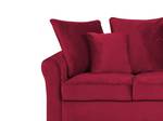 3-Sitzer Sofa BORNHOLM Schwarz - Rot