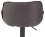 Tabouret de bar Lentini Gris lava - Noir